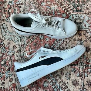 Puma Men’s Black and White Fashion Sneaker Size 11 EUC